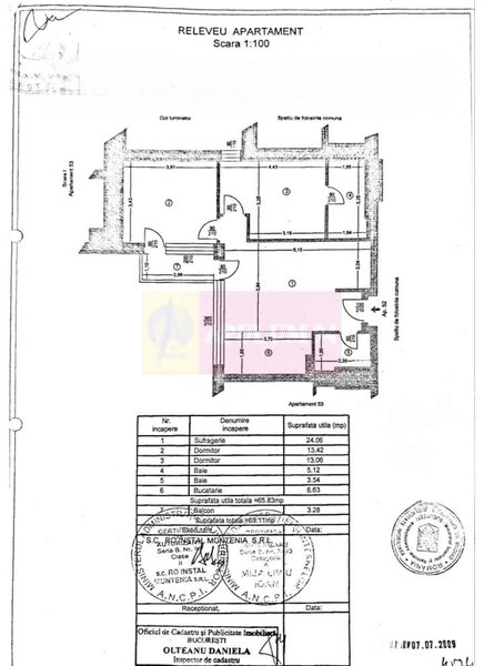 Apartament 3 camerela vanzare in zona Titan-Rasarit de Soare